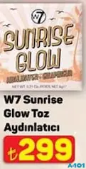 W7 SUNRİSE GLOW TOZ AYDINLATICI